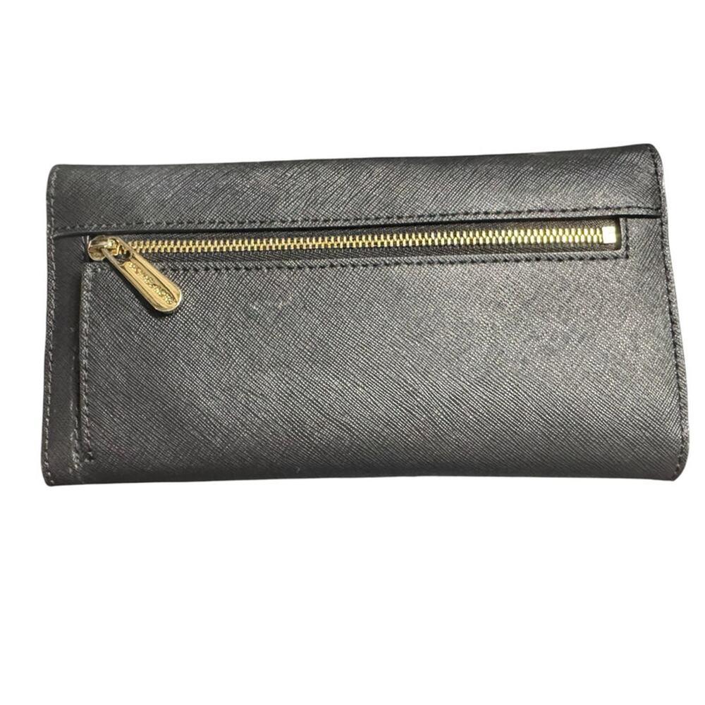 D18. Michael Kors Black Jet Set Wallet Full Size - Picture 3 of 9